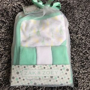 Zak & Zoey baby towel set.
